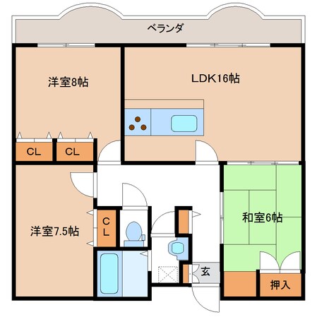 ドルチェ光陽の物件間取画像